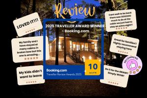 Certifikát, hodnocení, plakát nebo jiný dokument vystavený v ubytování LUX,Hot Tub,ATV,Hiking,Pickleball,Firepit,Arcade