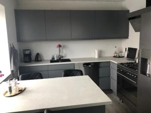 Kuchyň nebo kuchyňský kout v ubytování Bredgade 20, Thyborøn