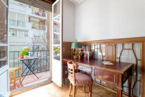 Μπαλκόνι ή βεράντα στο Terrazas céntricas hacia Madrid ciudad, Acacias - Pasillo Verde Arganzuela baño compartido
