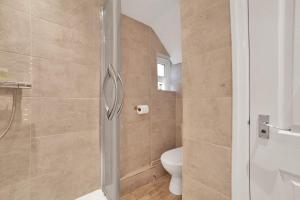 EwellにあるTreasure Chest Chessingtonのシャワーとトイレ付きのバスルーム