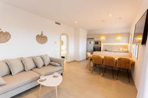 Η κουζίνα ή μικρή κουζίνα στο Villa Sol A