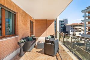 Balkón nebo terasa v ubytování Giramondo Dreamairport