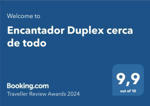 Encantador Duplex cerca de todo的证书、奖牌、标识或其他文件