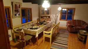 Posezení v ubytování Nettes Ferienhaus In Telgárt