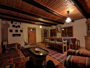Posezení v ubytování Nettes Ferienhaus In Telgárt