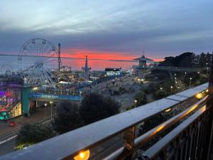 a view of an amusement park with a ferris wheel at The Palace Hotel in Southend-on-Sea
