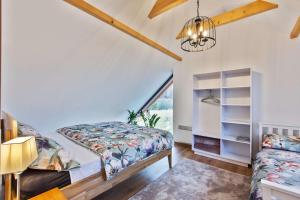 Ένα ή περισσότερα κρεβάτια σε δωμάτιο στο Chata FONGRUB