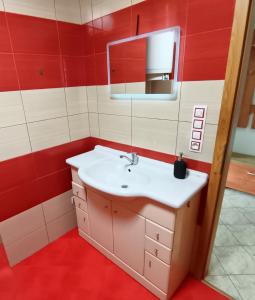 Koupelna v ubytování Apartmány Kristýna