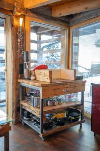 Cucina o angolo cottura di Chalet Schwalbennest