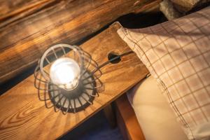 Letto o letti in una camera di Chalet Schwalbennest