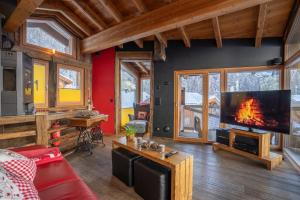 Posezení v ubytování Chalet Schwalbennest