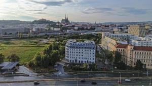 Výhľad na mesto Brno alebo výhľad na mesto priamo z apartmánu