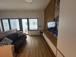 Televízia a/alebo spoločenská miestnosť v ubytovaní Apartment VAŇKOVKA