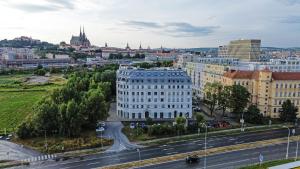 Výhľad na mesto Brno alebo výhľad na mesto priamo z apartmánu