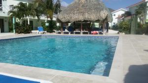 The swimming pool at or close to Bon Bini Lagun Curacao