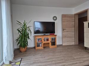TV/Unterhaltungsangebot in der Unterkunft Ferienwohnung S-Bahn Nähe