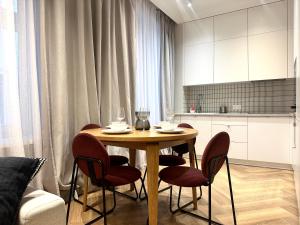 Kuchyňa alebo kuchynka v ubytovaní Odrzańska 17B Apartment - Self Check-In 20h