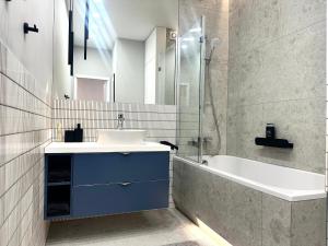 Kúpeľňa v ubytovaní Odrzańska 17B Apartment - Self Check-In 20h