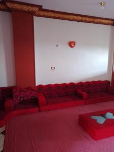 Postel nebo postele na pokoji v ubytování فندق ومطعم البرج