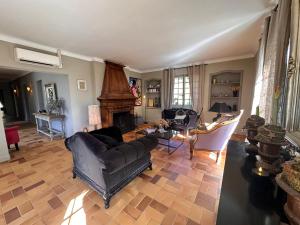 Posezení v ubytování Bastide Aïna SPA et piscine