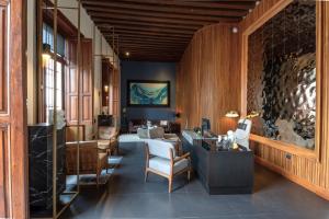 Posezení v ubytování Nueve 25 Hotel Boutique