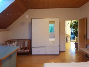 Postel nebo postele na pokoji v ubytování Apartmán Sluníčko