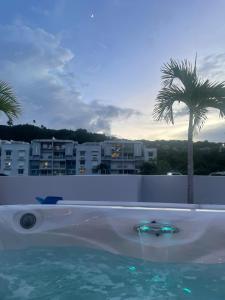 Hồ bơi trong/gần Penthouse Condo, Rooftop Terrace with Hot Tub, 6ppl