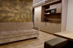 Η κουζίνα ή μικρή κουζίνα στο LH Suites Aparthotel NEW OPENING inkl JokerCard