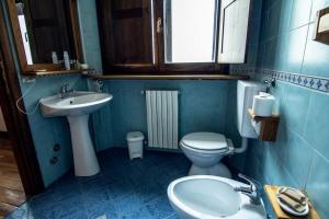 Koupelna v ubytování Lo Chalet di Rovere
