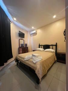 Postelja oz. postelje v sobi nastanitve Hotel LC