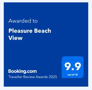 Pleasure Beach View的证书、奖牌、标识或其他文件