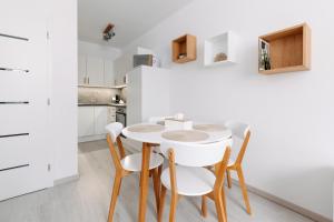 Kuchyň nebo kuchyňský kout v ubytování Apartmán 12 - Rezidence K Lanovce