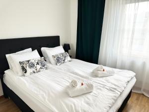 Voodi või voodid majutusasutuse Hotell City Karlshamn toas