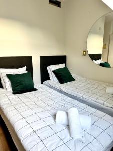 Voodi või voodid majutusasutuse Hotell City Karlshamn toas