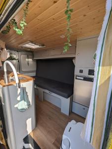 Campervans的厨房或小厨房