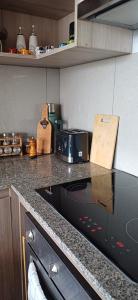 Kuchyň nebo kuchyňský kout v ubytování Excelente Habitación en Centro de Santiago + 8 fotografií