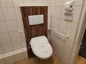 Koupelna v ubytování AON Apartament