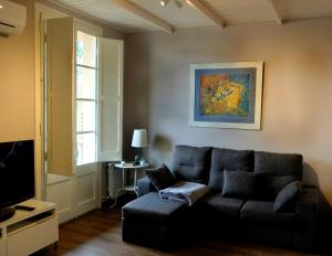 A television and/or entertainment centre at Apartment Sant Francesc