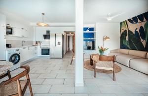 Cucina o angolo cottura di Appartement T3 -Villa Les Bougainvilliers