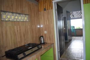Kuchyň nebo kuchyňský kout v ubytování Puri Ma'u Beach & Bungalows