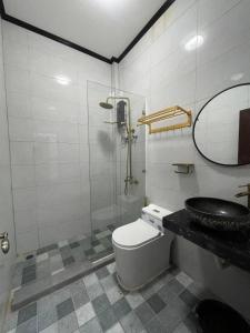 Koupelna v ubytování MANYTHIP Hotel
