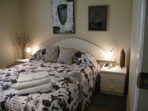 Postelja oz. postelje v sobi nastanitve Magpie Cottage Homestay Bed & Breakfast