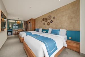 Letto o letti in una camera di Serenity Retreat