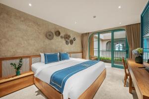Letto o letti in una camera di Serenity Retreat