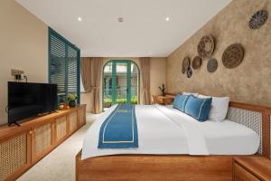 Letto o letti in una camera di Serenity Retreat