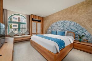 Letto o letti in una camera di Serenity Retreat
