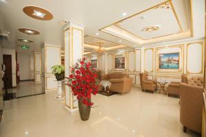 Posezení v ubytování Ngọc Châu Hotel