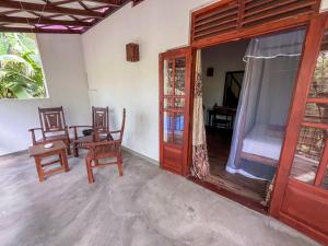 Siseõu või muu väliala majutusasutuses Abraham Beach House