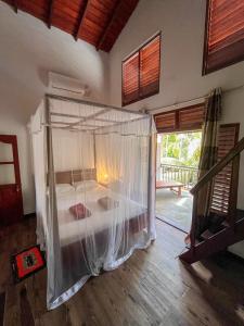 Voodi või voodid majutusasutuse Abraham Beach House toas