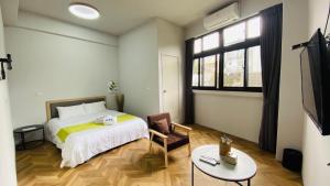 Letto o letti in una camera di 希沐溫泉行旅